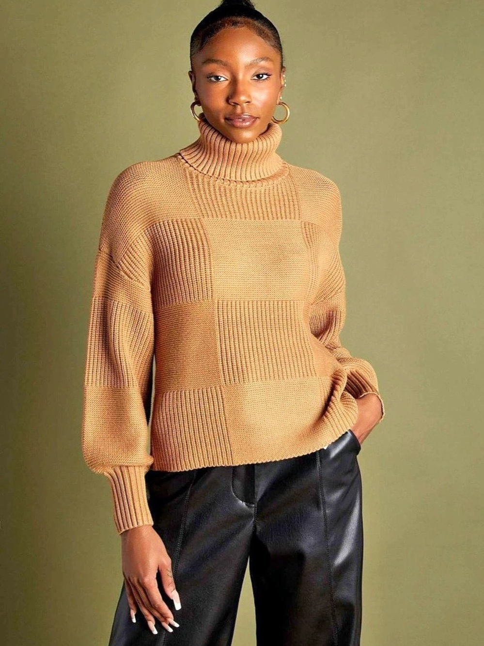 STAUD Benny Turtleneck Sweater